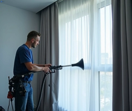 Professional curtain stain removal process equipment Matty Curtain Cleaning parramatta-nsw