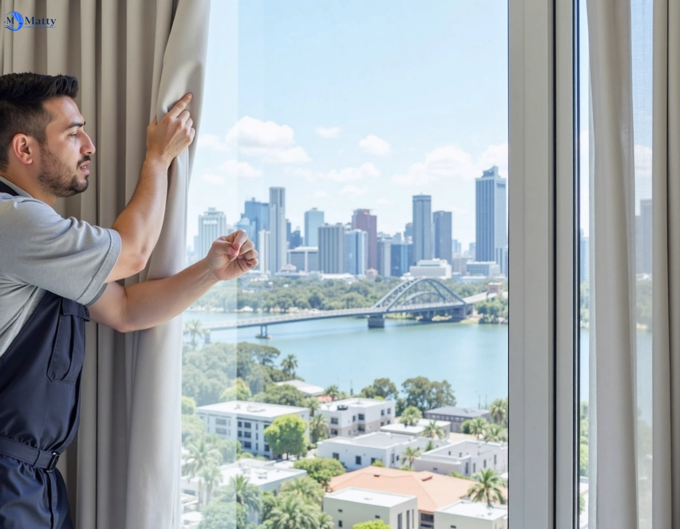 Professional curtain steam cleaning service parramatta-nsw QLD by Matty Curtain Cleaning